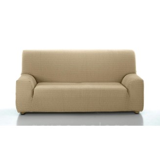 Ελαστικό Κάλυμμα Διθέσιου Καναπέ Akari Μπεζ - MCDECOR 140x190