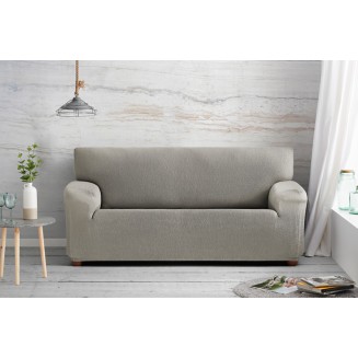 Ελαστικό Κάλυμμα Διθέσιου Καναπέ Tunez Γκρί Ανοιχτό - MCDECOR 130x170