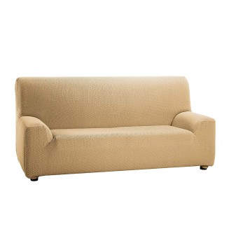 Ελαστικό Κάλυμμα Διθέσιου Καναπέ Tunez Μπεζ - MCDECOR 130x170
