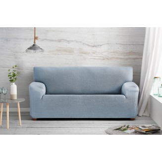 Ελαστικό Κάλυμμα Διθέσιου Καναπέ Tunez Θαλασσί - MCDECOR 130x170