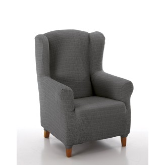 Ελαστικό Κάλυμμα Μπερζέρας Akari Γκρι - MCDECOR 70x100