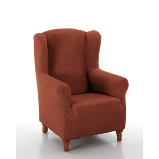 Ελαστικό Κάλυμμα Μπερζέρας Akari Κεραμιδί - MCDECOR 70x100