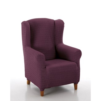 Ελαστικό Κάλυμμα Μπερζέρας Akari Μωβ - MCDECOR 70x100