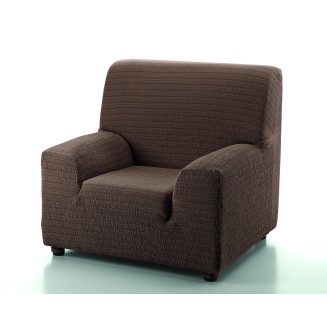 Ελαστικό Κάλυμμα Πολυθρόνας Akari Καφέ - MCDECOR 70x100