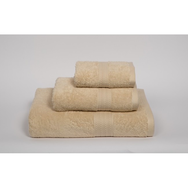 Πετσέτα Σώματος (80X150) Mcdecor Ismini Beige - MCDECOR