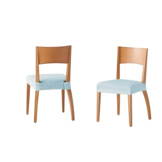 Σετ (2 Τμχ) Ελαστικά Καλύμματα Καπάκια Καρεκλών Tunez Θαλασσί - MCDECOR 40x50 Σετ (2 Τμχ) Ελαστικά Καλύμματα Καπάκια Καρεκλών Tunez Θαλασσί - MCDECOR 40x50