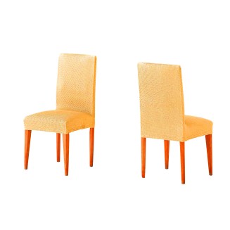 Σετ (2 Τμχ) Ελαστικά Καλύμματα Καρεκλών Με Πλάτη Tunez Μουσταρδί Σετ (2 Τμχ) Ελαστικά Καλύμματα Καρεκλών Με Πλάτη Tunez Μουσταρδί
