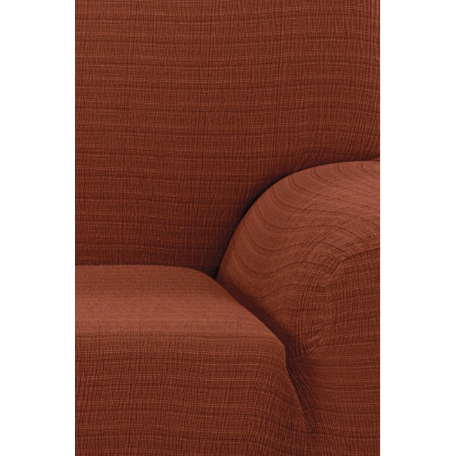 Ελαστικό Κάλυμμα Τετραθέσιου Καναπέ Akari Κεραμιδί 240x270