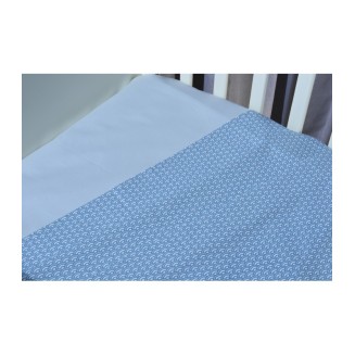 Σεντόνια Σετ  Λίκνου 2 Τεμαχίων 75x110 Oliver Baby Σχ. 146 Πετρόλ