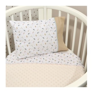 Κουβέρτα Αγκαλιάς Διπλής Όψης 75x95 Oliver Baby Minky Σχ. 404 Μπεζ