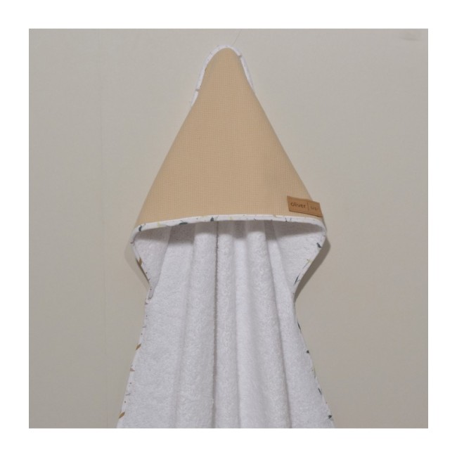 Oliver Baby Des.404 Μπουρνούζι Κάπα Μπεζ 75x75