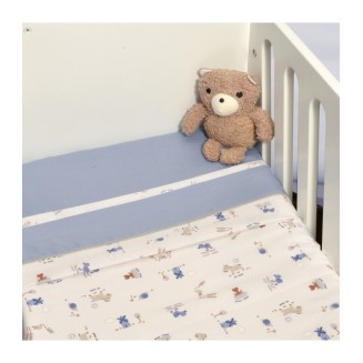 Σεντόνια Σετ  Λίκνου 2 Τεμαχίων 75x110 Oliver Baby Σχ.414 Ραφ