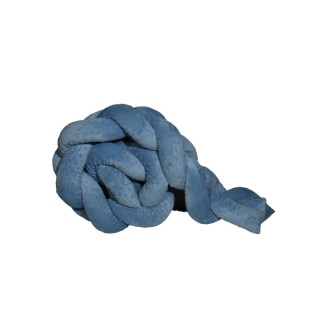 Πάντα Πλεξούδα Ανάγλυφη Βελουτέ 20x200 Oliver Baby Σχ. 928 Μπλε