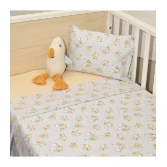 Σεντόνια Σετ  Κούνιας 3 Τεμαχίων 110x160 Oliver Baby Σχ. 210