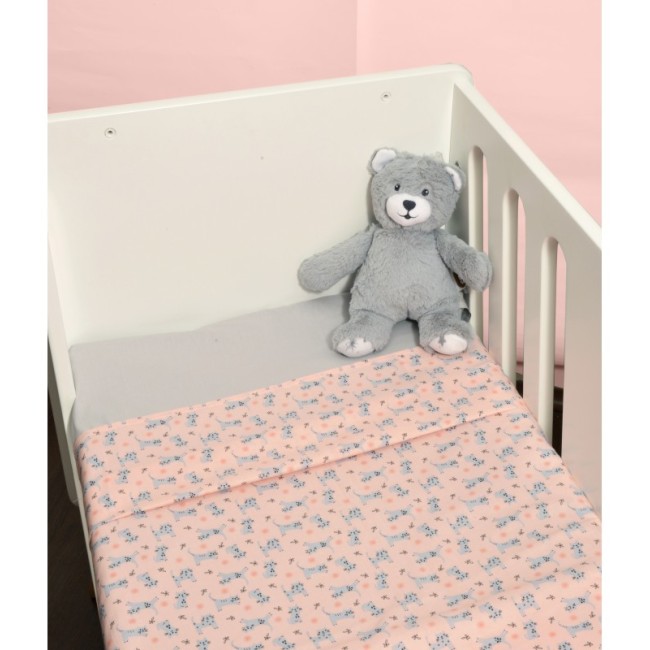 Oliver Baby Σχέδιο 215 Σεντόνια Λίκνου Εμπριμέ 100% βαμβάκι - 2 τεμ 80x100 - Ελληνικής ραφής