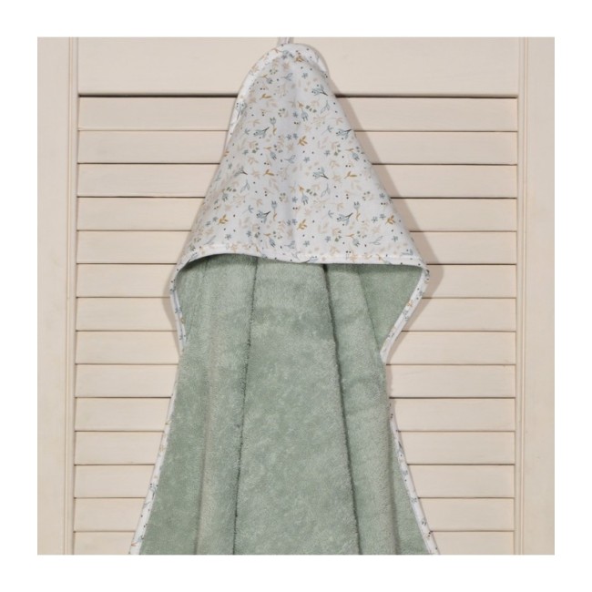 Oliver Baby μπουρνούζι μέντα Σχέδιο 403-1 75χ75 100% βαμβάκι 450grs/sqm Oliver Baby