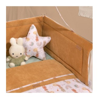 Πάντα Κούνιας 2 Όψεων 34x210 Oliver Baby Σχ. 410 Καμηλό