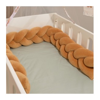 Πάντα Κούνιας Τριπλής πλέξης 20x200 Oliver Baby Σχ. 410 Καμηλό