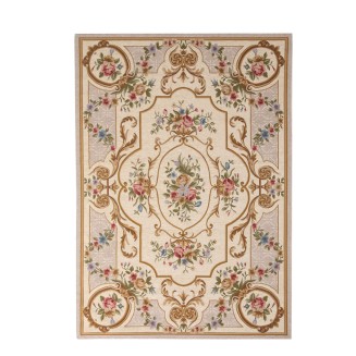 Χαλί Φ.150 Royal Carpet Canvas Aubuson Στρογγυλό 514 W