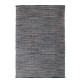 χαλί urban cotton kilim venza black royal carpet - 130 x 190 cm