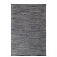 χαλί urban cotton kilim venza black royal carpet - 70 x 140 cm