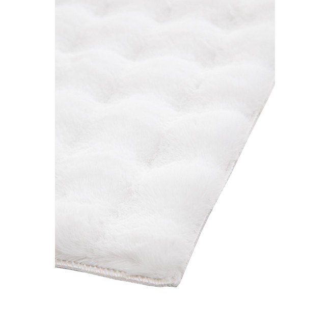 γούνινο χαλί bunny bubble white royal carpet - 160 x 230 cm