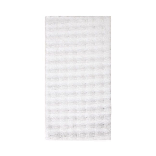 γούνινο χαλί bunny bubble white royal carpet - 160 x 230 cm