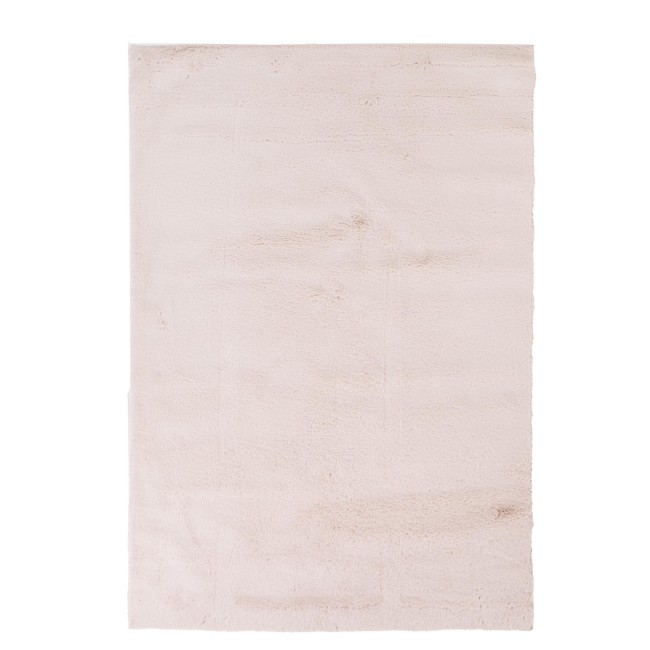 γούνινο χαλί bunny rabbit beige royal carpet - 67 x 140 cm