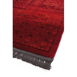 Κλασικό Χαλί Afgan 7504H D.Red Royal Carpet - 2(67X140)+1(67X220)