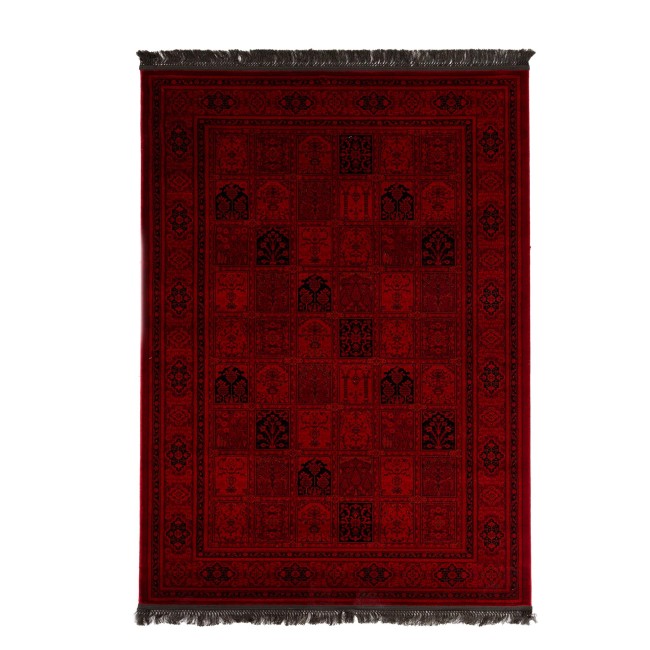 κλασικό χαλί afgan 8129h d.red royal carpet - 160 x 230 cm