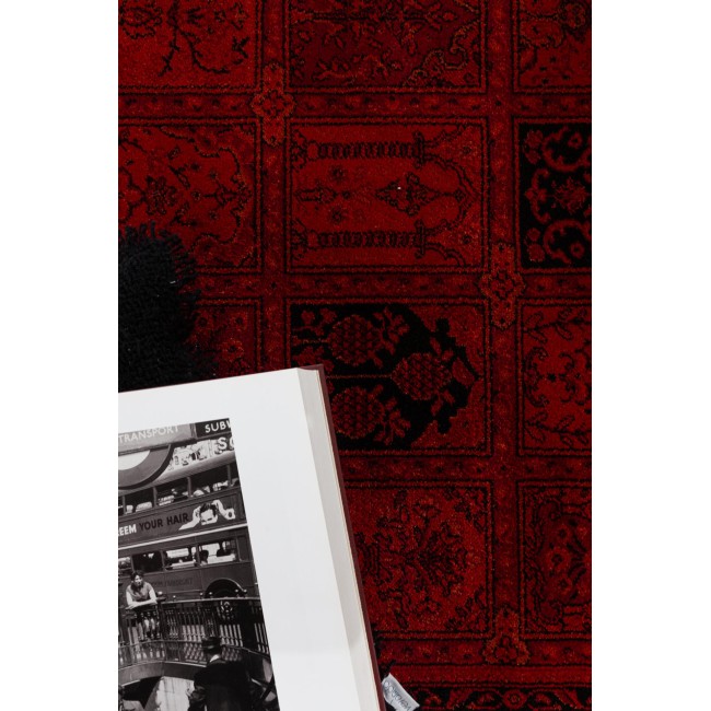κλασικό χαλί afgan 8129h d.red royal carpet - 160 x 230 cm