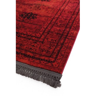 Κλασικό Χαλί Afgan Δ - 8127G Red Royal Carpet - Ρότοντα 160 X 160 Cm