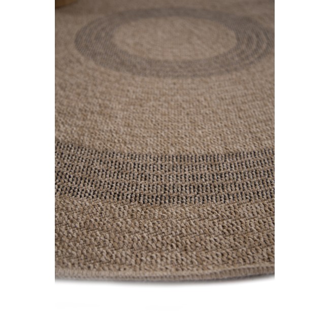 ψάθα avanos 8866 black royal carpet - 200 x 200 cm