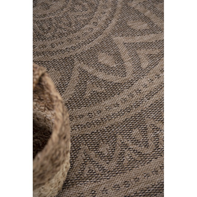 ψάθα avanos 8871 black royal carpet - 200 x 200 cm