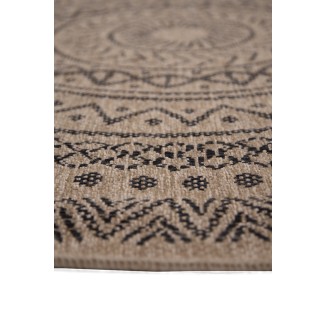 Χαλί Καλοκαιρινό Ψάθα Φ.200 Royal Carpet Avanos 8894 Black