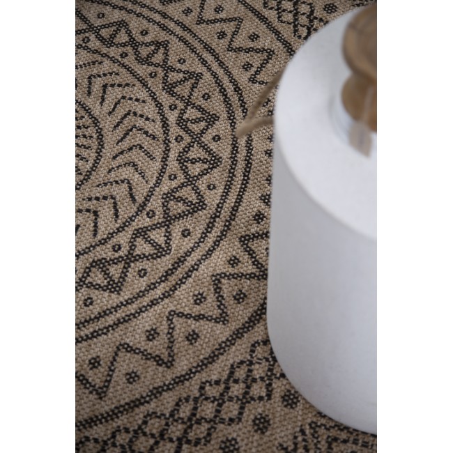 ψάθα avanos 8894 black royal carpet - 200 x 200 cm