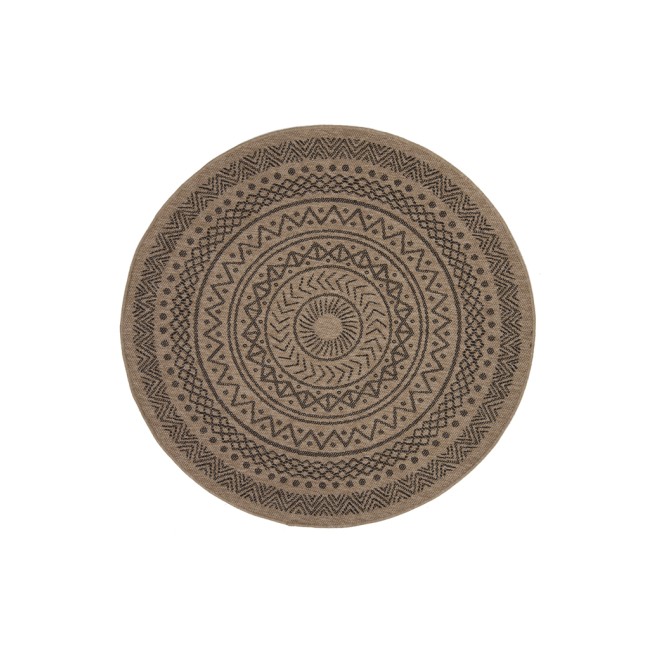 ψάθα avanos 8894 black royal carpet - 200 x 200 cm