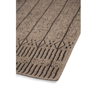 Πατάκι Καλοκαιρινό Ψάθα 80x150 Royal Carpet Avanos 9004 Black