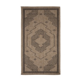 Πατάκι Καλοκαιρινό Ψάθα 80x150 Royal Carpet Avanos 9010 Black
