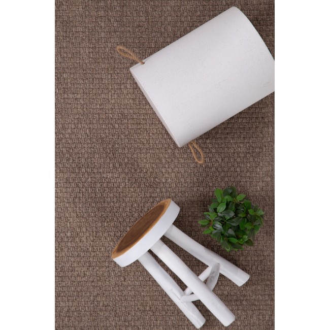 ψάθα eco 3555 4 brown royal carpet - 200 x 290 cm