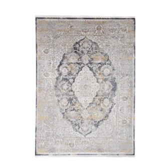 Χαλί Μοντέρνο 080x150 Royal Carpet Bamboo Silk 5991A Grey Anthracite