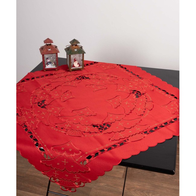 Καρέ Χριστουγενιάτικο 90x90 Silk Fashion 406-8