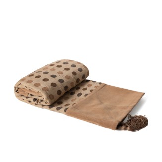 Ριχτάρι Πολυθρόνας 150x180 Silk Fashion 602 πουά   Χρυσό