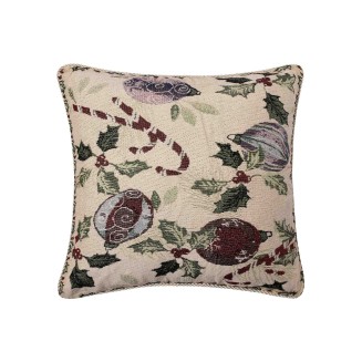 Χριστουγεννιατικες Μαξιλαροθηκες (45Cm X 45Cm) 718 Silk Fashion