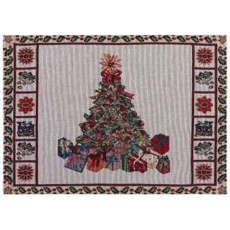 Χριστουγεννιάτικα Σουπλά (35Cm X 45Cm) Έλατο Silk Fashion