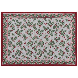 Χριστουγεννιάτικα Σουπλά (35Cm X 45Cm) Γκι Silk Fashion