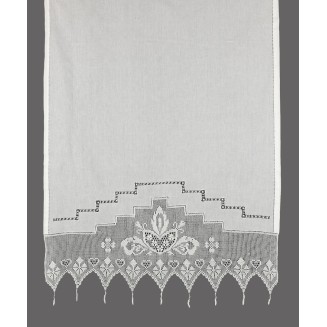 Κουρτίνα Με Τούνελ 90x130 Silk Fashion 075 Λευκό