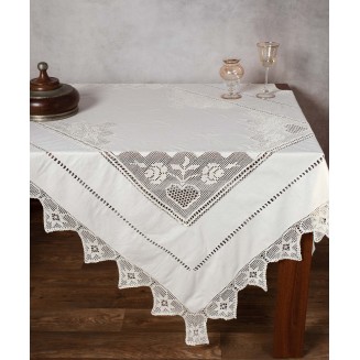 Χειροποίητο Τραπεζομάντηλο 170x320 Silk Fashion 1460  Μπέζ