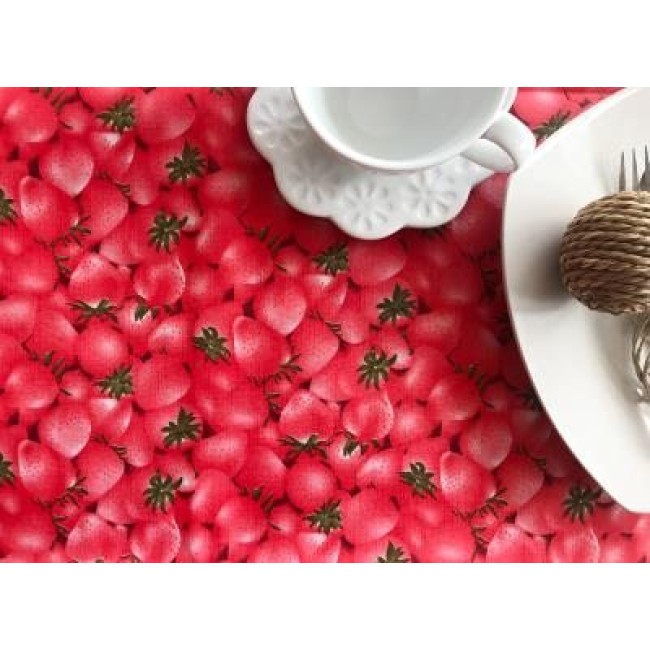 Τραπεζομάντηλο Αλέκιαστο 170x220 Silk Fashion 419 Κόκκινο