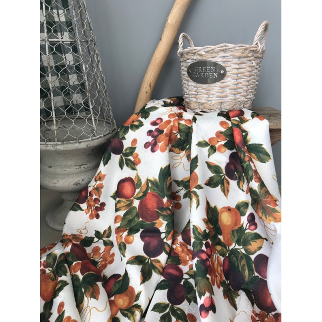 Τραπεζομάντηλο Αλέκιαστο 170x170 Silk Fashion 422 Εcru